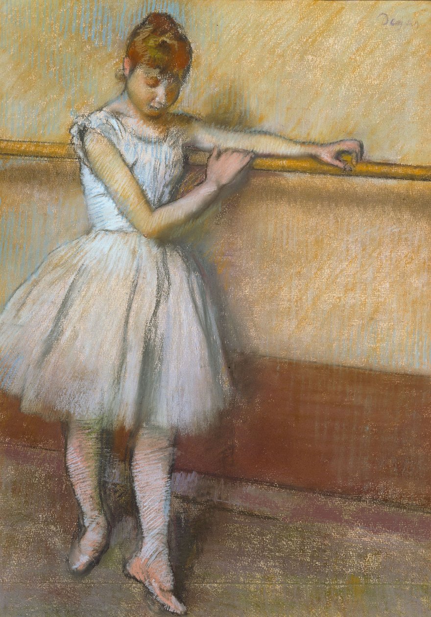 Tänzerin an der Barre von Edgar Degas