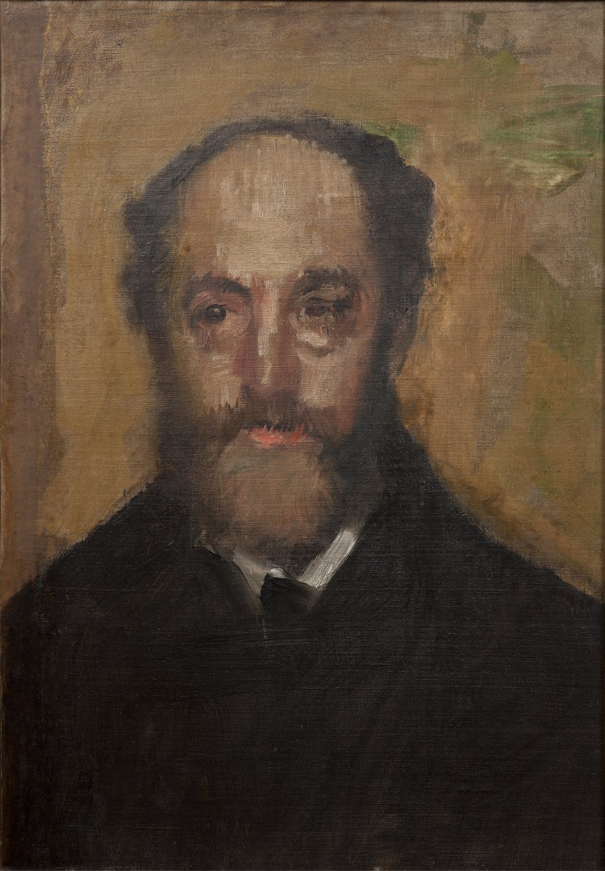 Porträt des Kunstkritikers Emile Durand-Greville (1838-1914) von Edgar Degas