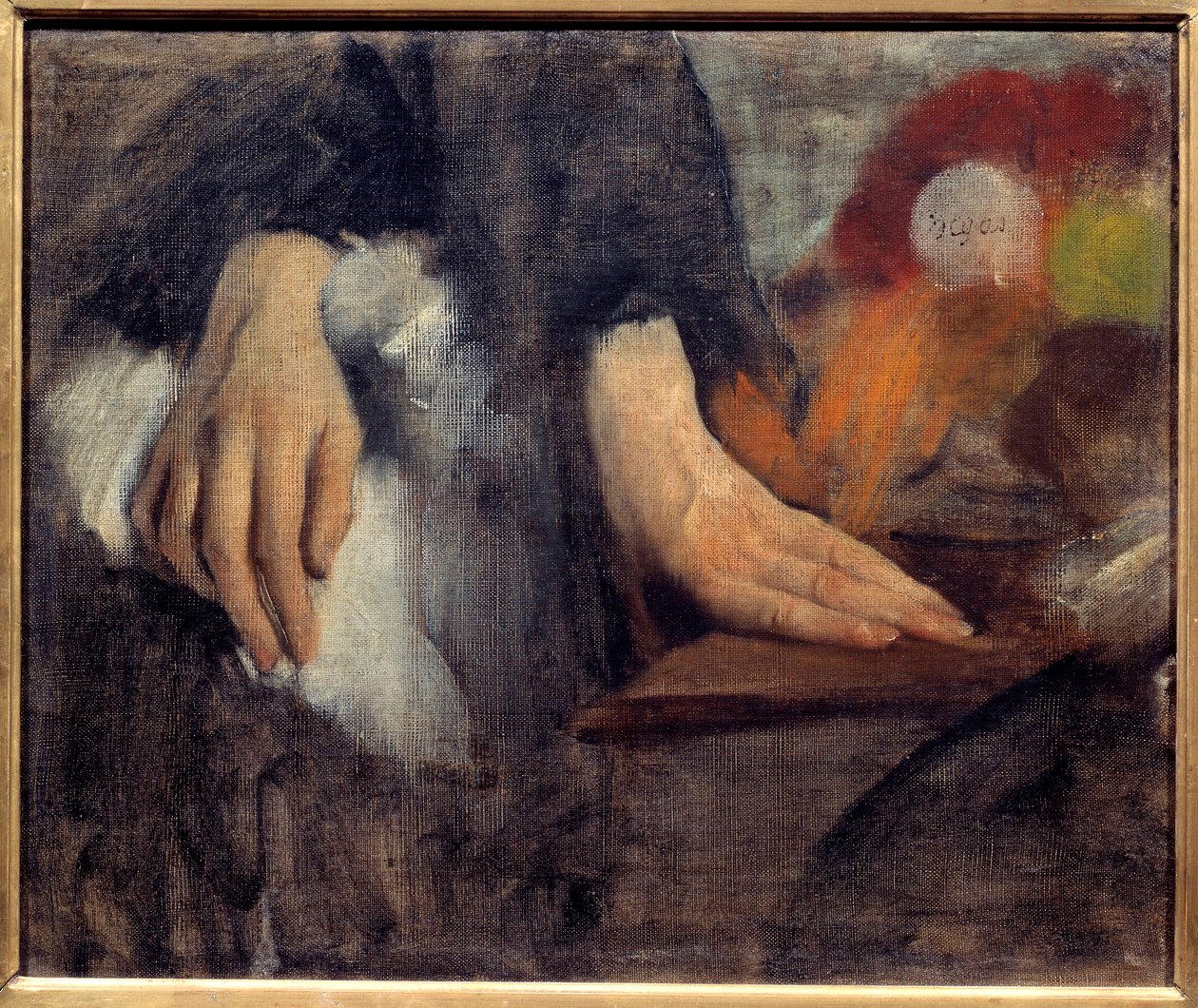 Handstudie für die Familie Bellelli. Gemälde von Edgar Degas (1834-1917) 1859 Paris, Musée d