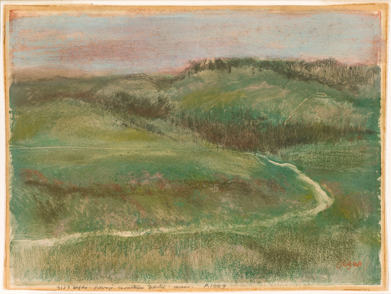 Landschaft von Edgar Degas