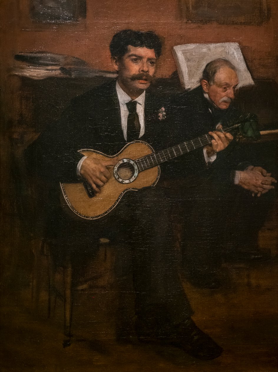 Lorenzo Pagans und Augustus De Gas von Edgar Degas