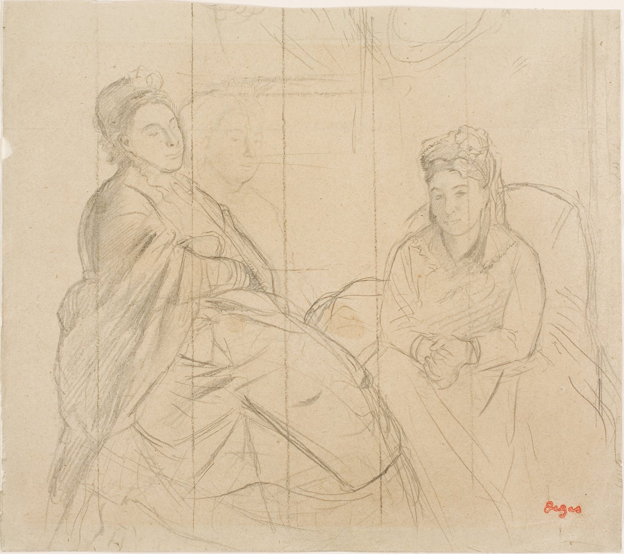 Madame Lisle und Madame Loubens von Edgar Degas
