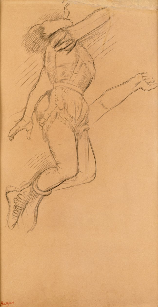 Mademoiselle La La im Zirkus Fernando, 1879 von Edgar Degas