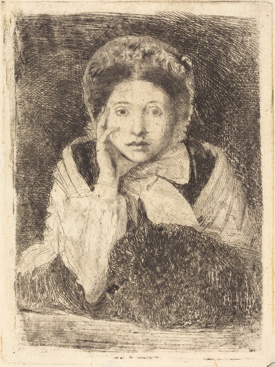 Marguerite De Gas, die Schwester des Künstlers von Edgar Degas
