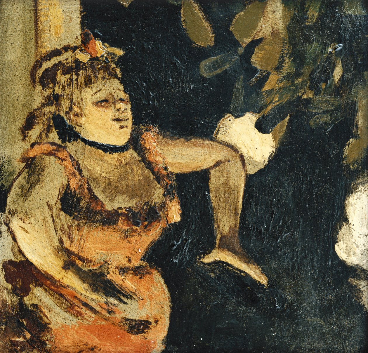 Mlle Becat aux Ambassadeurs von Edgar Degas