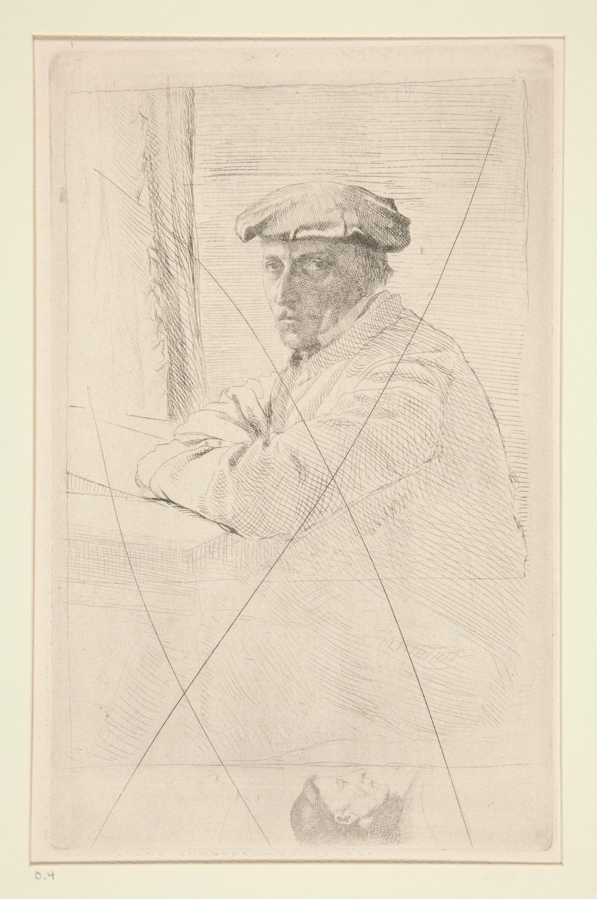 Porträt des Graveurs Joseph Tourny von Edgar Degas