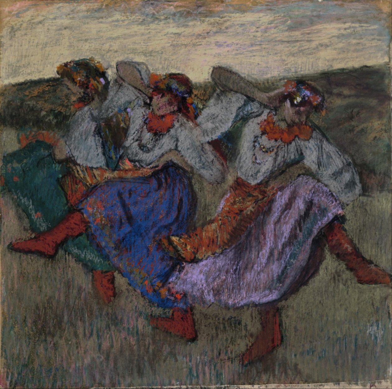 Russische Tänzerinnen von Edgar Degas