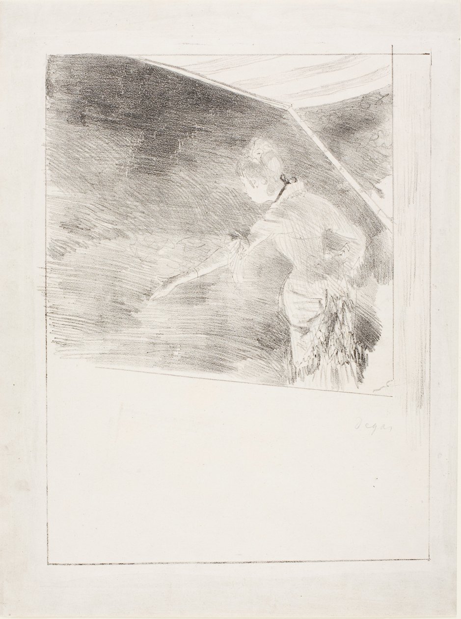 Sängerin in einem Café-Konzert von Edgar Degas