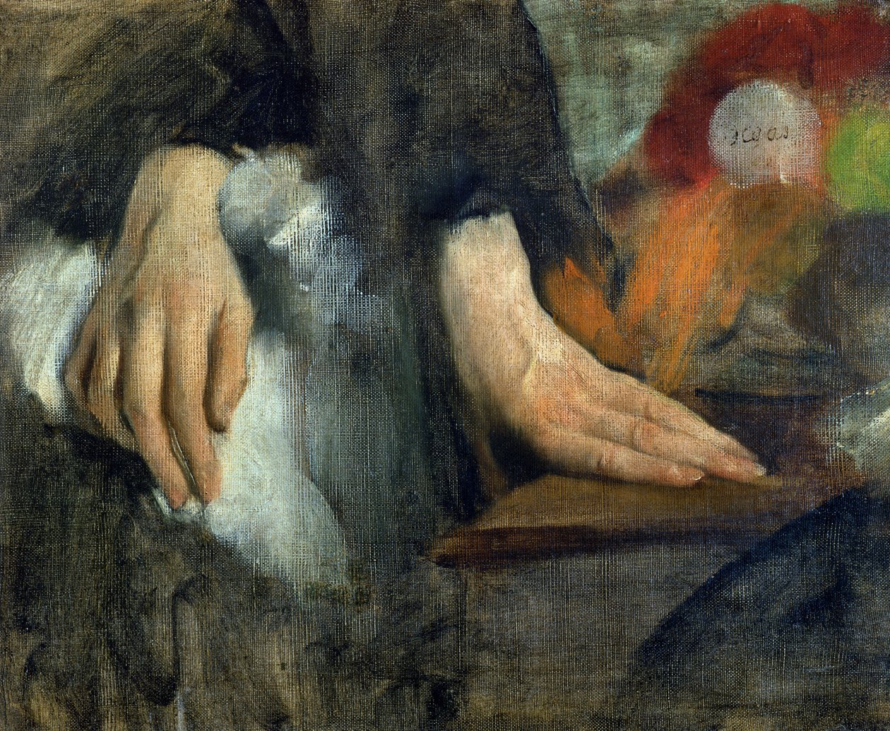 Studie von Händen, 1859-60 von Edgar Degas