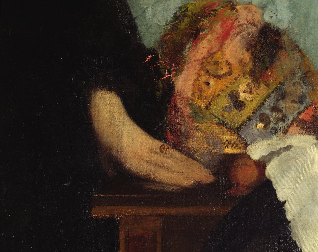 Die Familie Bellelli, Detail der Hände, 1858-67 (Detail) von Edgar Degas