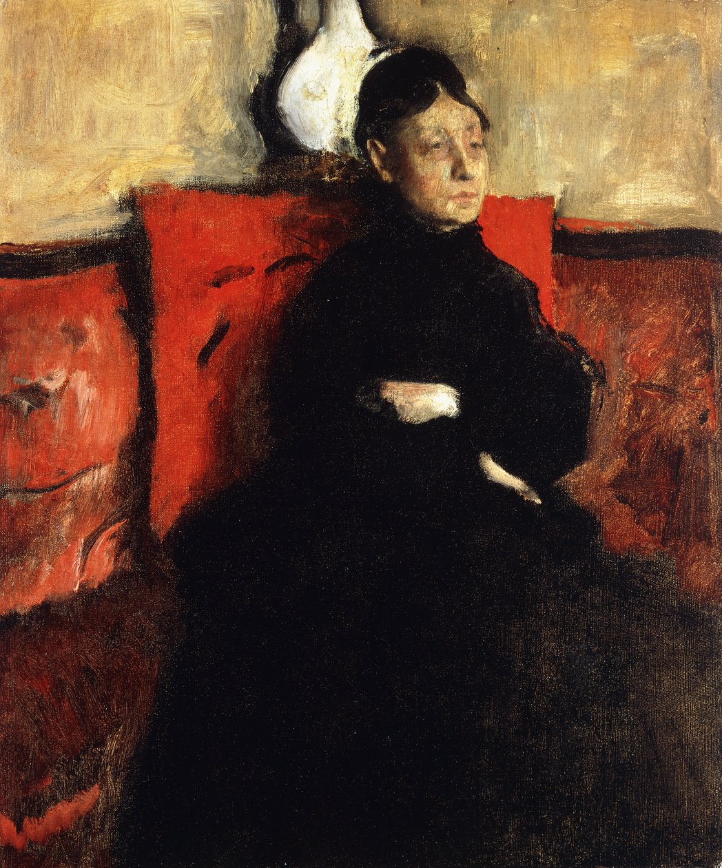 Die Herzogin von Montejasi-Cicerale, ca. 1868 von Edgar Degas