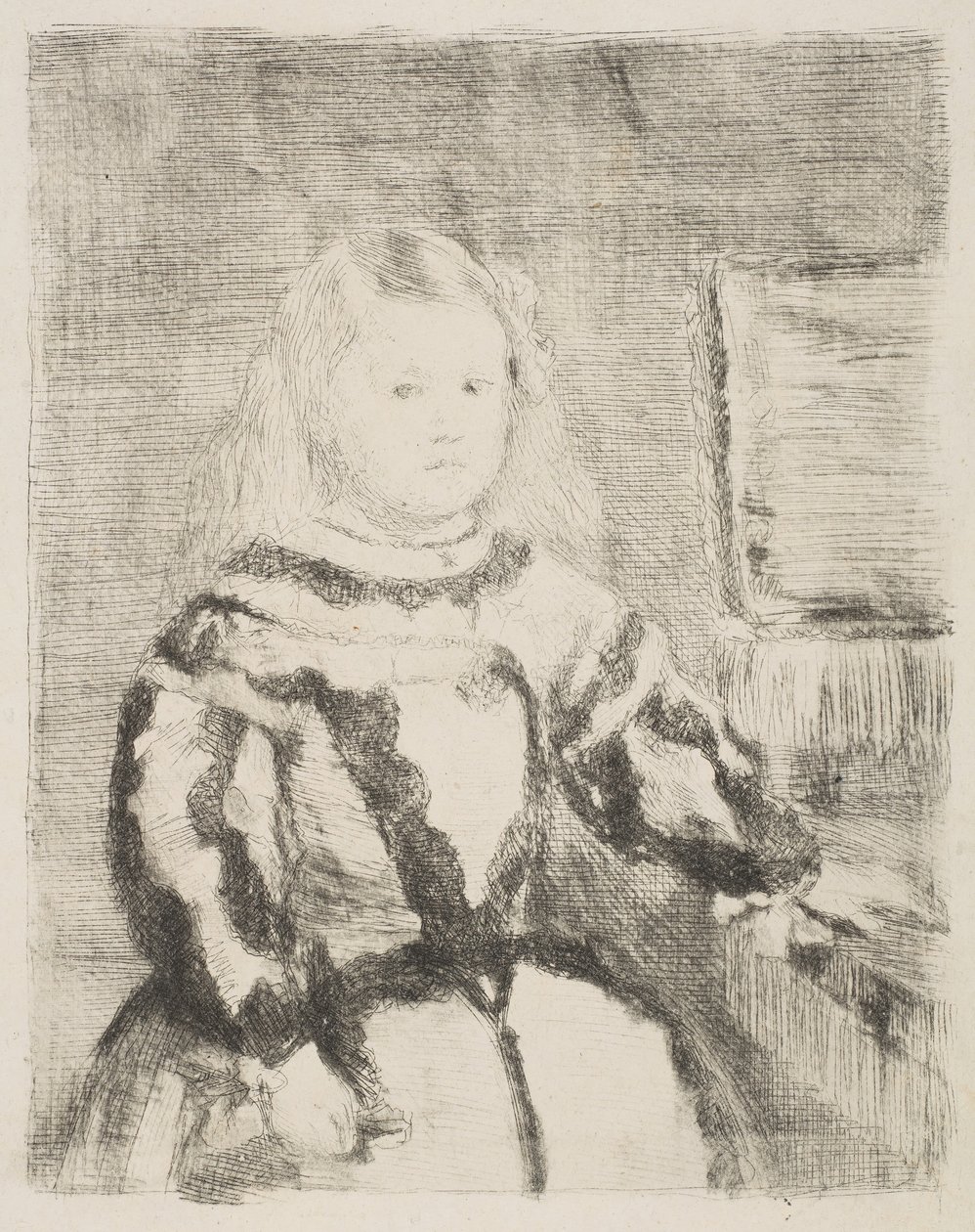 Die Infantin Margarita, nach Velázquez, 1862-64 von Edgar Degas