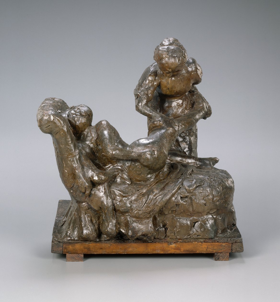 Die Masseuse, Gruppe, ca. 1895 von Edgar Degas