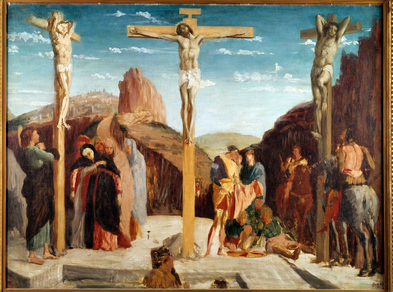 Die impressionistische Version von Andrea Mantegnas Gemälde von Edgar Degas