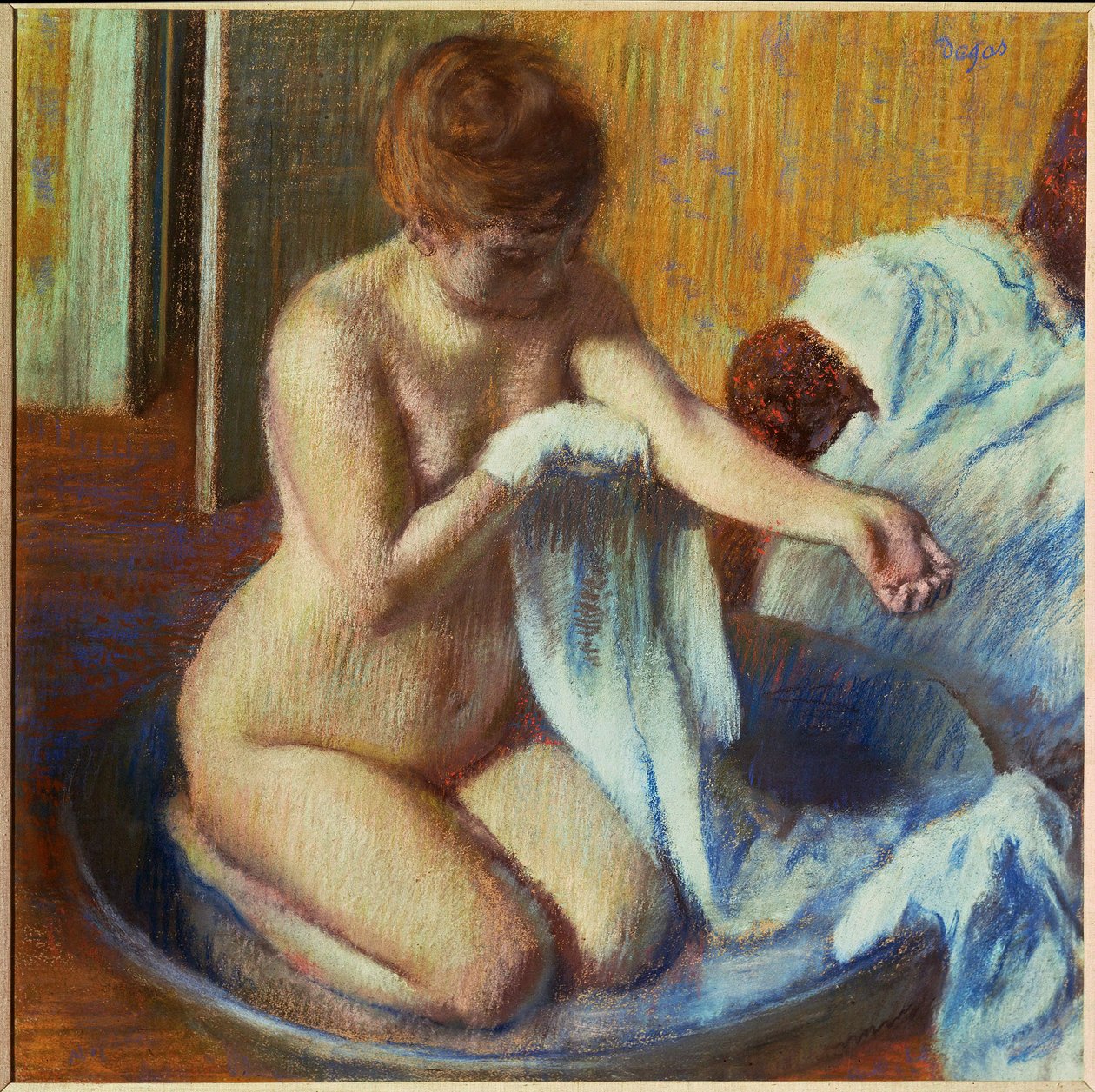 Frau in einer Badewanne von Edgar Degas