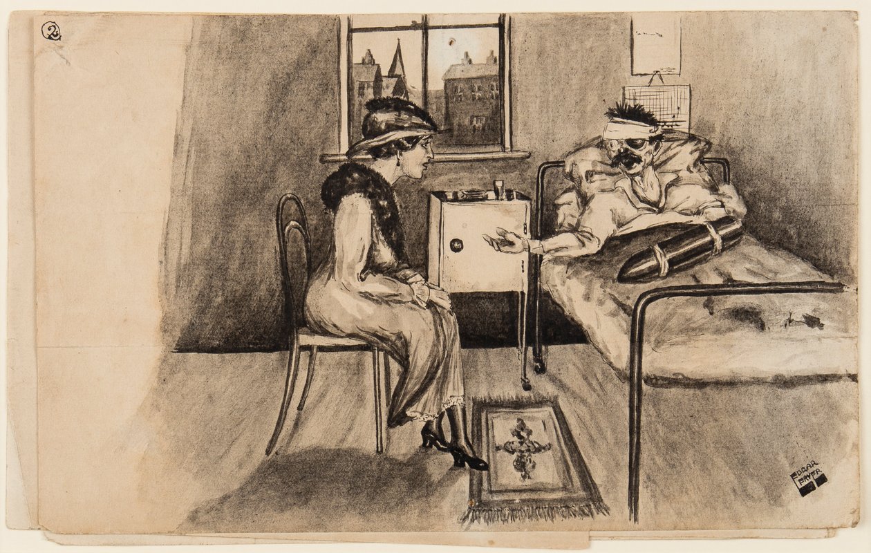 Einige Granaten!, 13. Oktober 1917 von Edgar Fryer