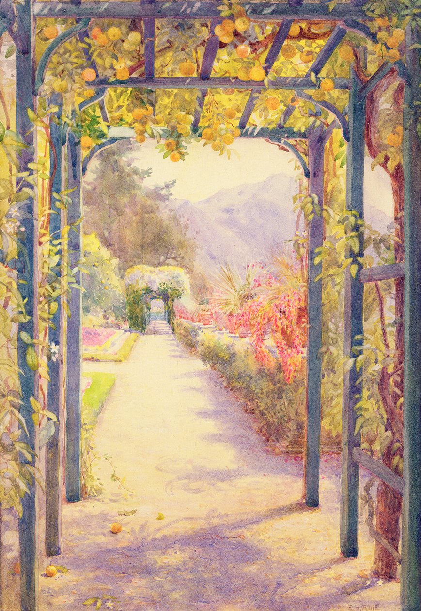 Eine italienische Pergola von Edith Helena Adie
