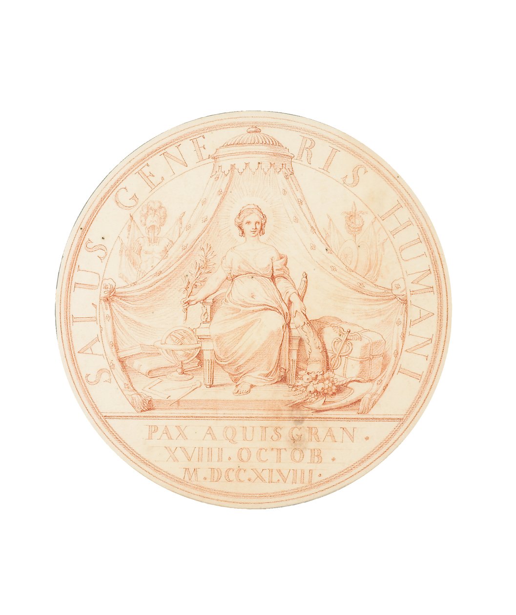 Der Frieden von Aachen, 1748 von Edmé Bouchardon