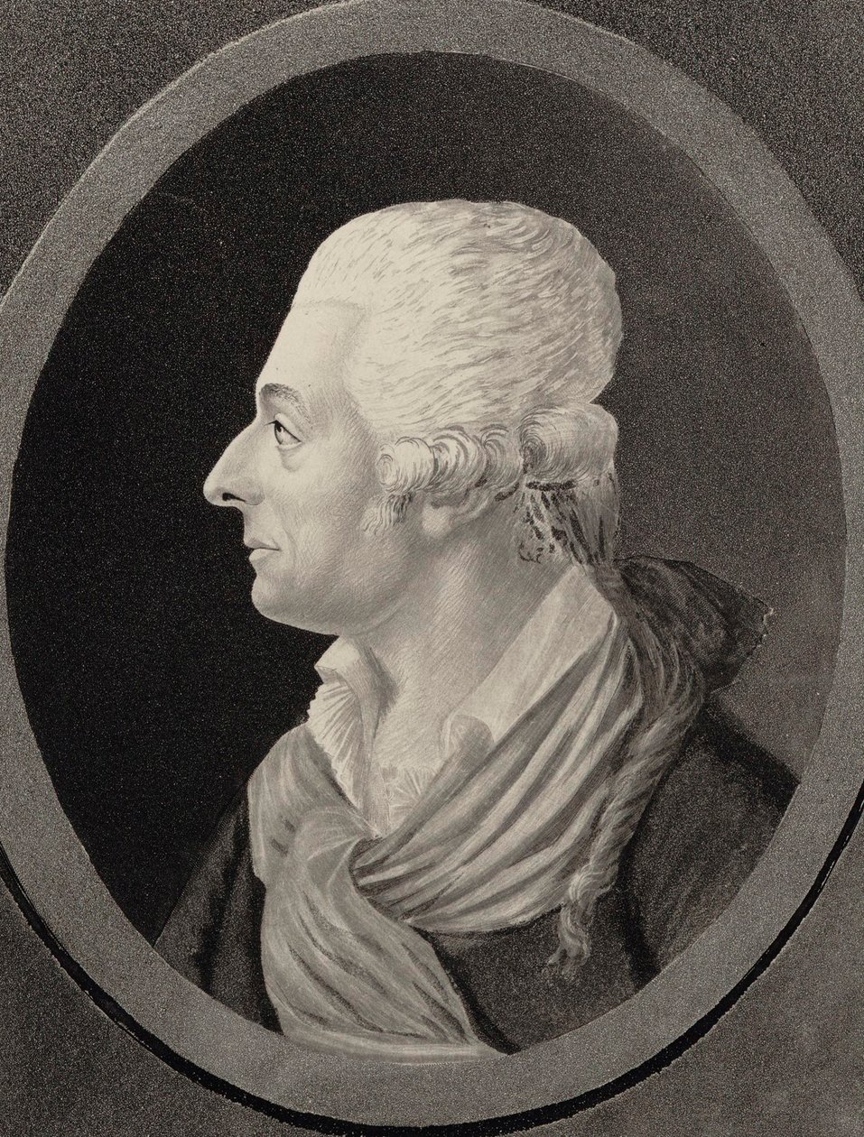 Porträt des Komponisten Antonio Sacchini 1730-1786, 1810 von Edme Quenedey