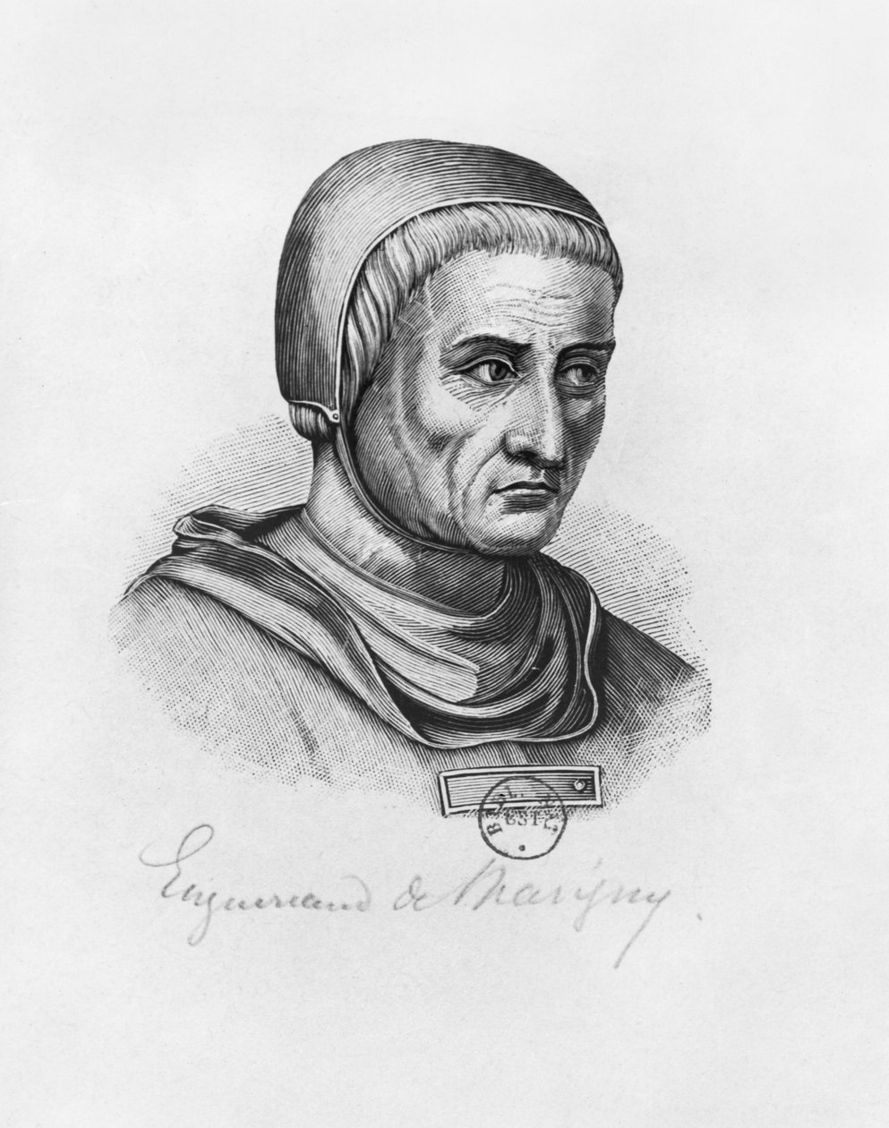 Porträt von Enguerrand von Marigny von Edmond Boulenaz
