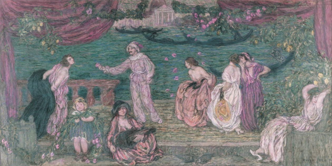 Fest von Venedig von Edmond François Aman Jean