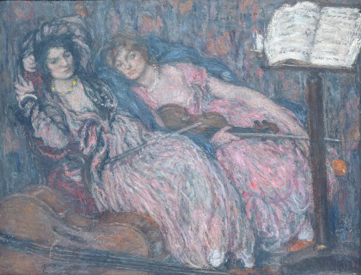 Die zwei Geiger von Edmond François Aman Jean