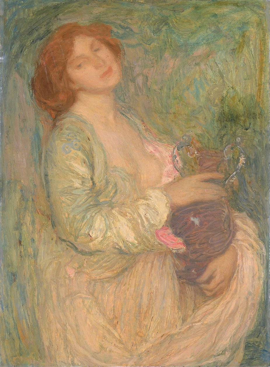 Frau mit Vase, spätes 19. - frühes 20. Jahrhundert von Edmond François Aman Jean