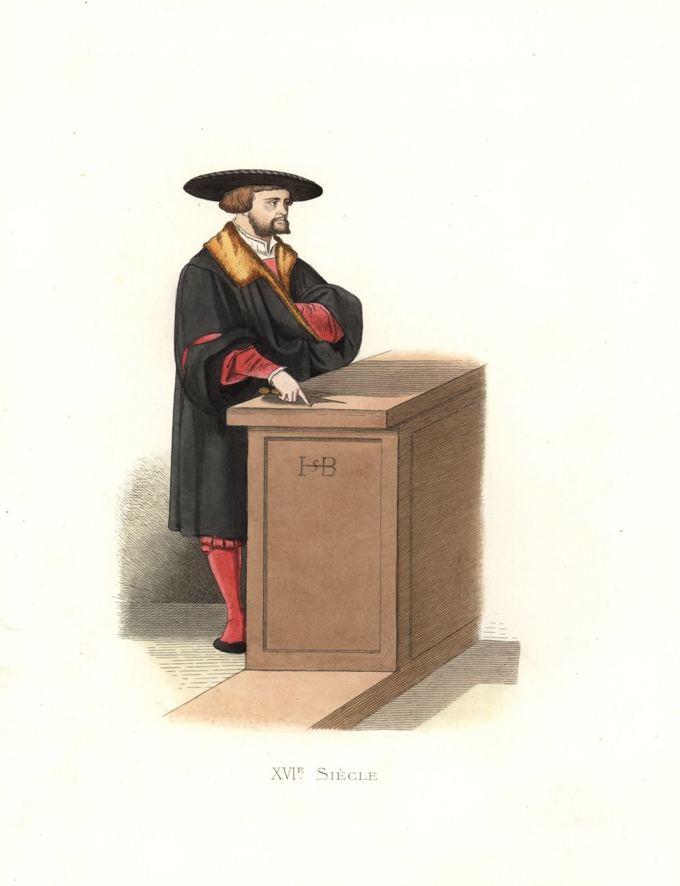 Hans Sebald Beham (1500-1550), deutscher Druckgrafiker, Kupferstecher, Maler und Miniaturist von Edmond Lechevallier Chevignard