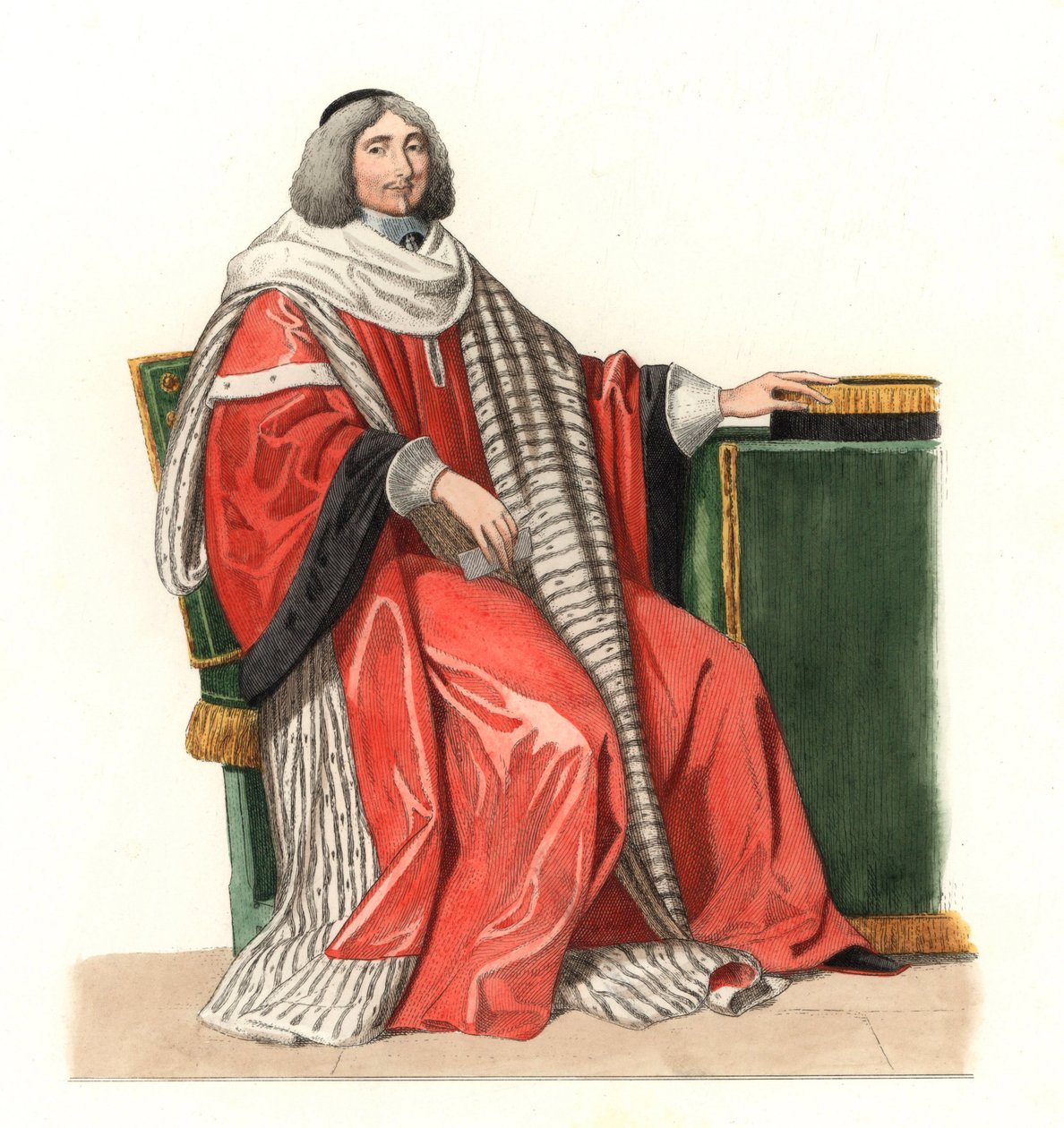 Jean Antoine de Mesme (1661-1723), Herr von Irval, Graf von Avaux, französische Magistratur des 17. Jahrhunderts von Edmond Lechevallier Chevignard
