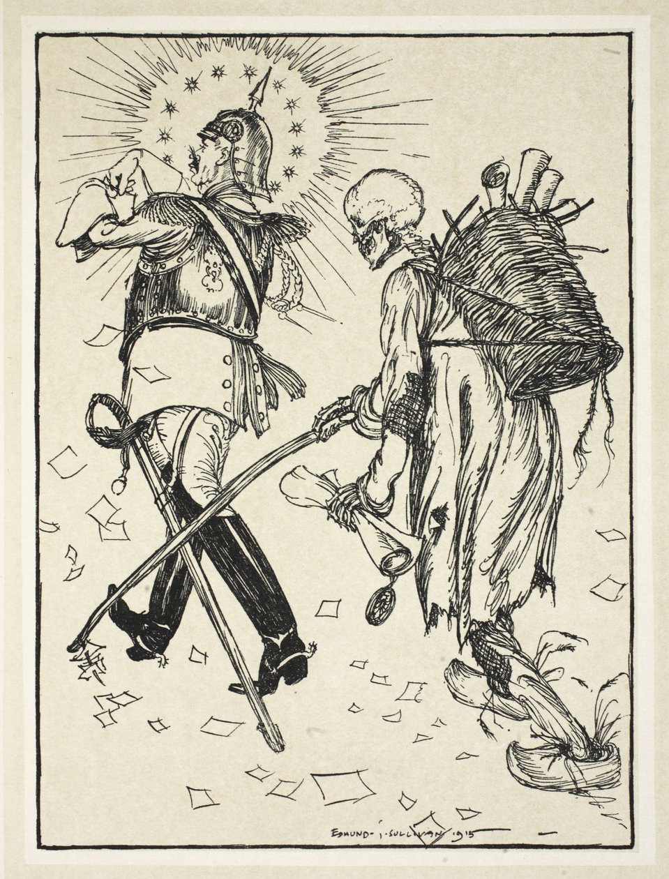 Der Lumpensammler (Le Chiffonier), Illustration aus The Kaiser