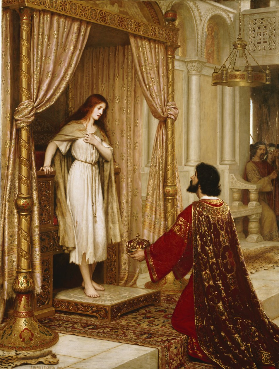 Ein König und eine Bettelmaid, 1898 von Edmund Blair Leighton