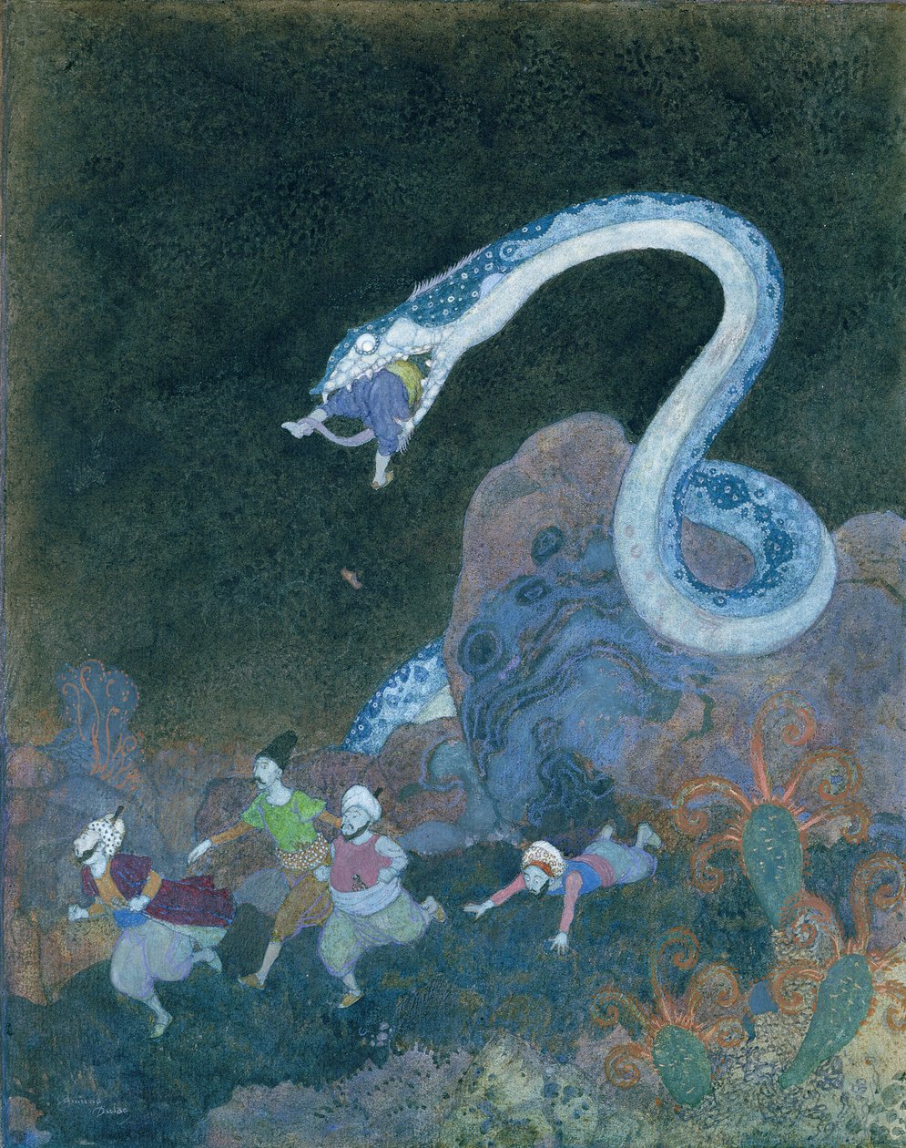 Eine serbische Märchengeschichte: Die Episode der Schlange von Edmund Dulac