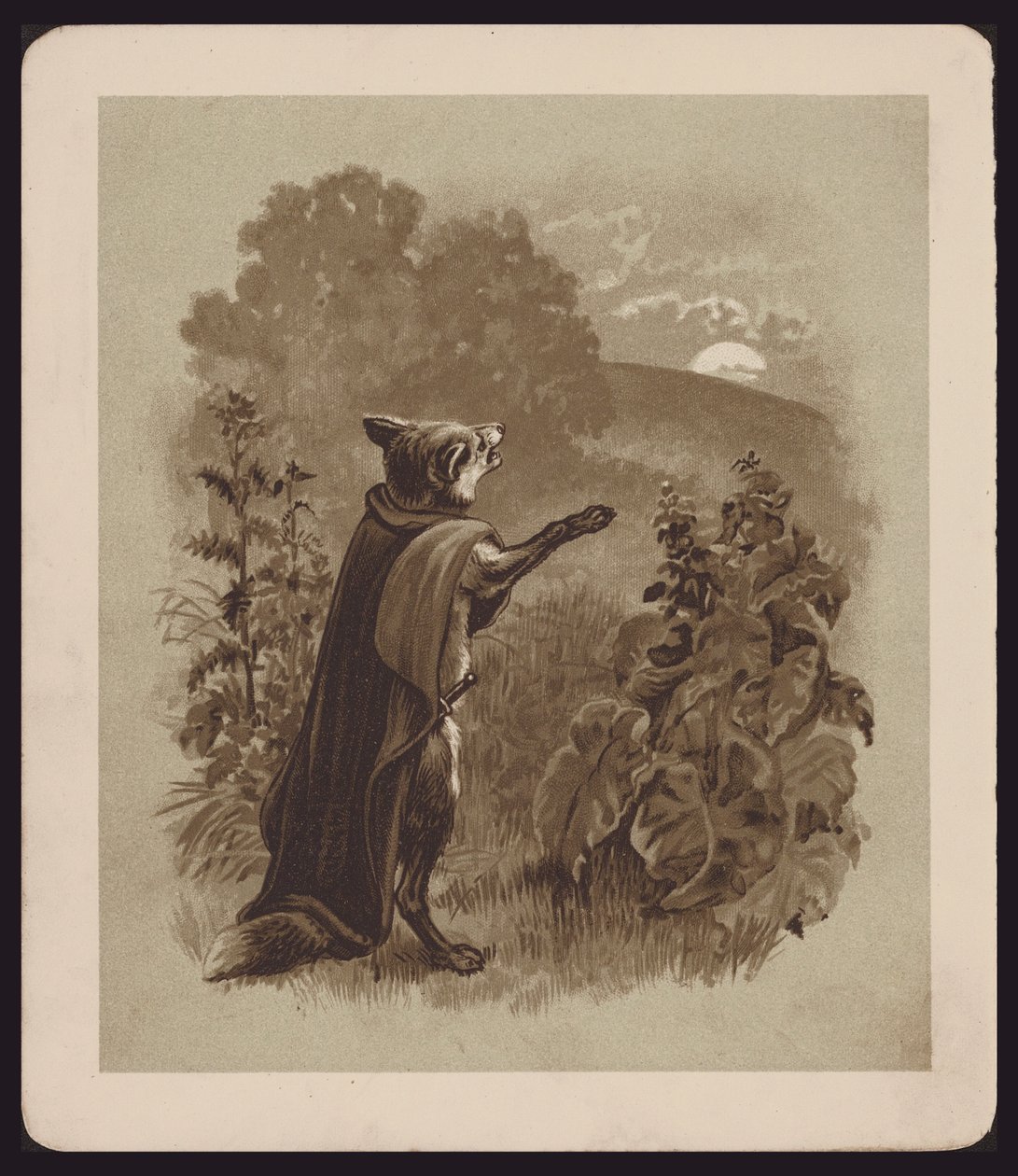 Illustration zu Der Fuchs und die Gans von E. Caldwell von Edmund G. Caldwell