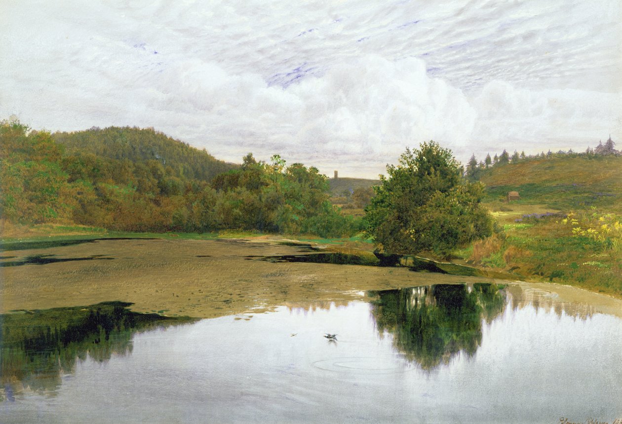Der Teich, 1860 von Edmund George Warren
