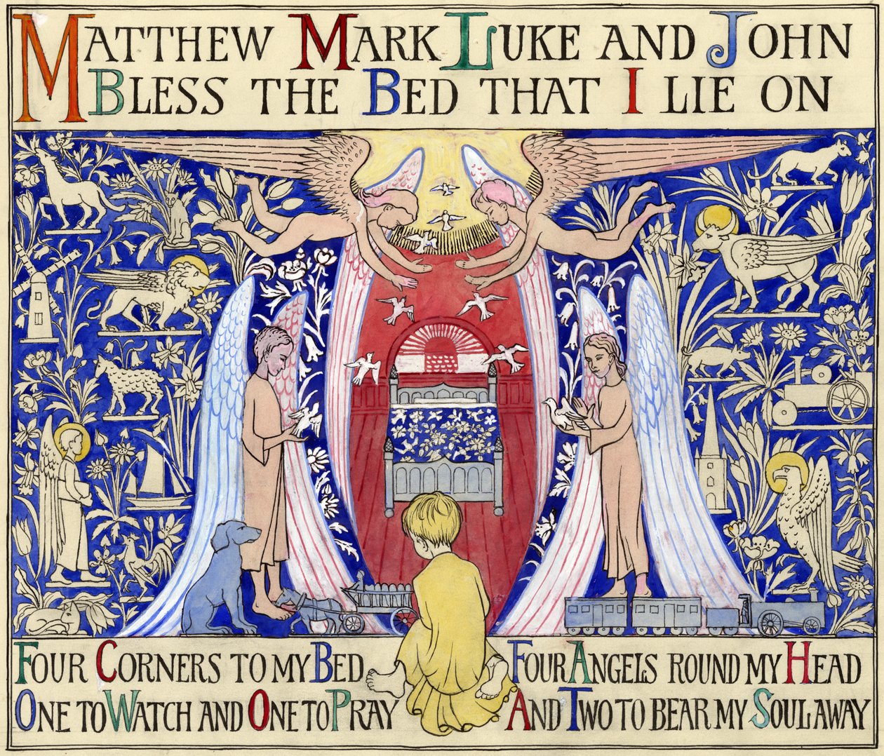 Matthäus, Markus, Lukas & Johannes, ca. 1935 von Edmund Hunter