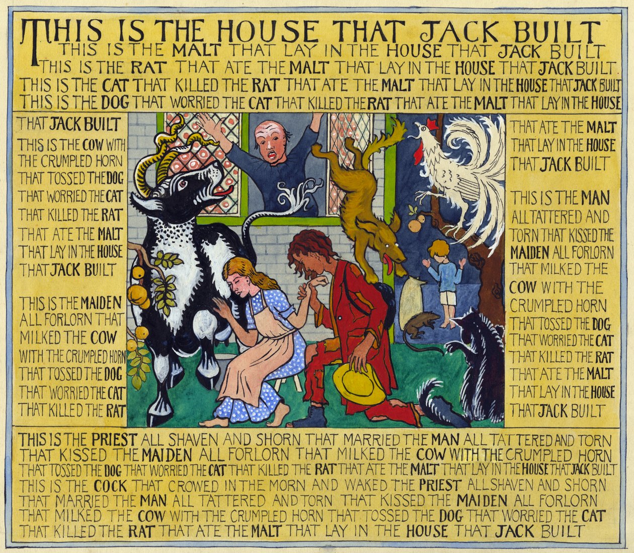 Das Haus, das Jack gebaut hat, ca. 1935 von Edmund Hunter