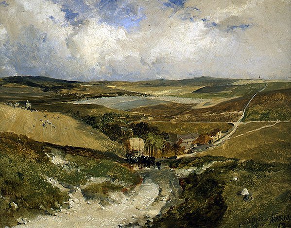 Hoving Dean, Sussex Downs von Edmund John Niemann