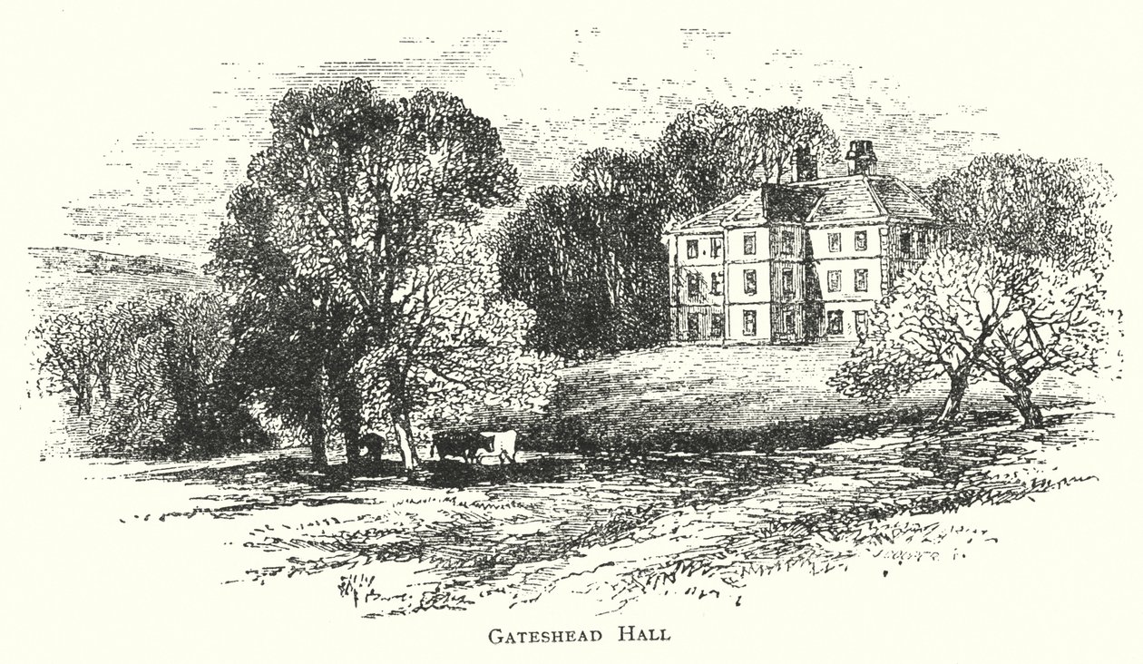 Charlotte Brontës Jane Eyre: Gateshead Hall von Edmund Morison (after) Wimperis