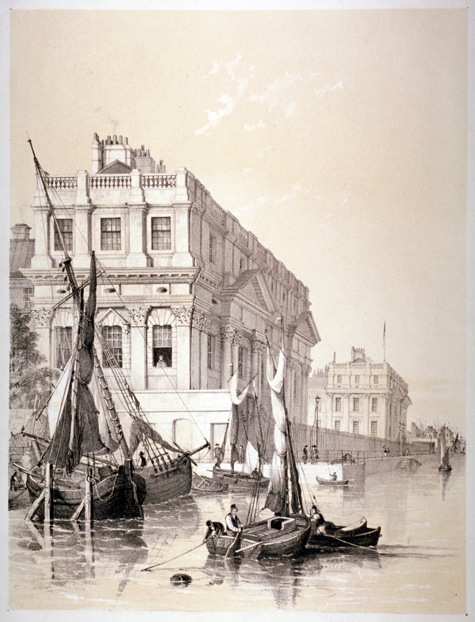 Das Royal Naval Hospital, Greenwich, London von Edmund Patten