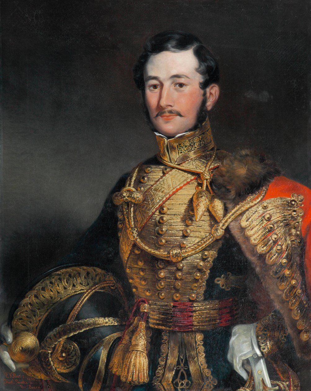 Kapitän F Farquharson von Eastbury, Dorset, 7. Husaren, 1836 von Edmund Thomas Parris