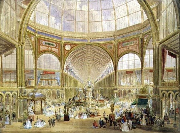 Innenansicht der Internationalen Ausstellung von 1862 von Edmund Walker