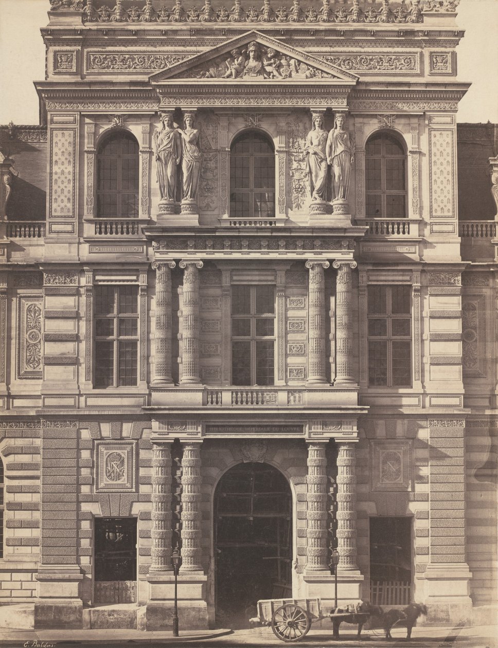 Bibliothèque Impériale du Louvre von Édouard Baldus