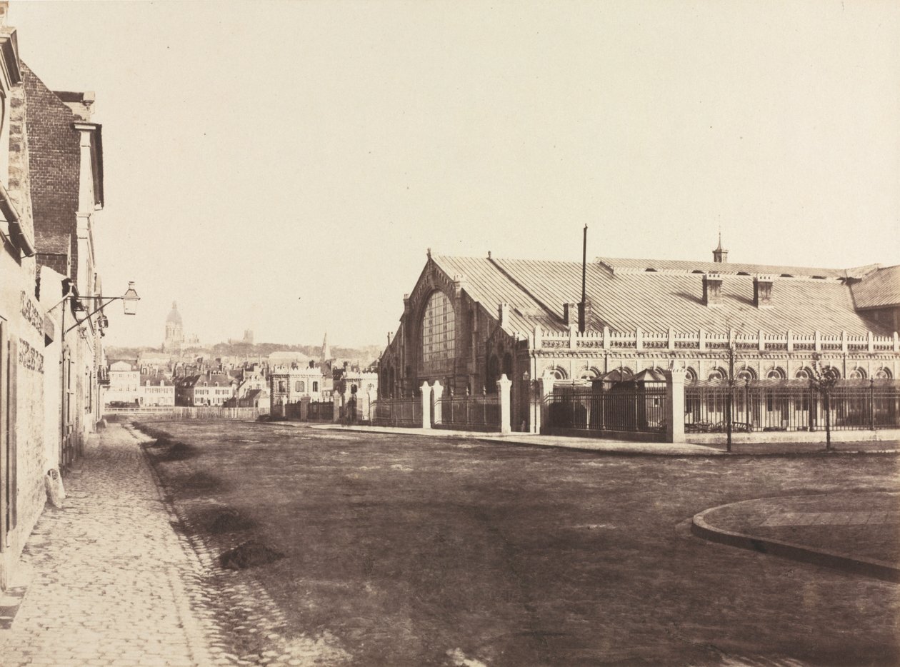 Südgiebel des Bahnhofs Boulogne von Édouard Baldus