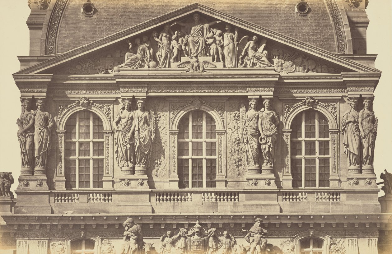 [Der zweite Stock des Pavillon Richelieu, Louvre, Paris] von Édouard Baldus