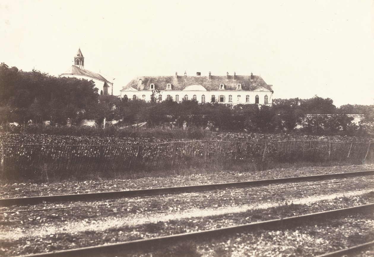Abtei du Gard bei Abbeville von Edouard-Denis Baldus