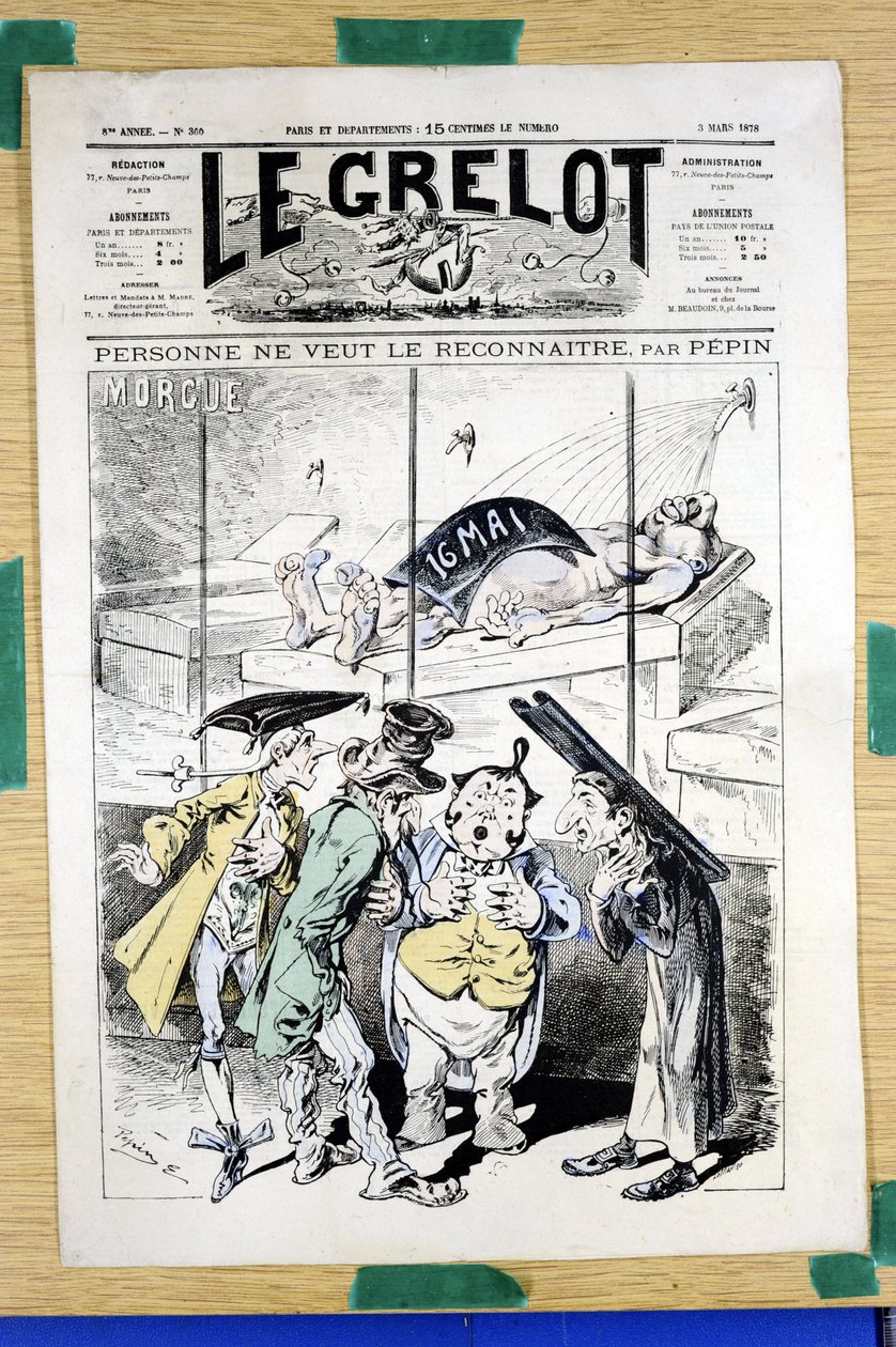 Titelblatt von Le Grelot, Nummer 360, Satirique en Couleurs von Edouard Guillaumin Pepin