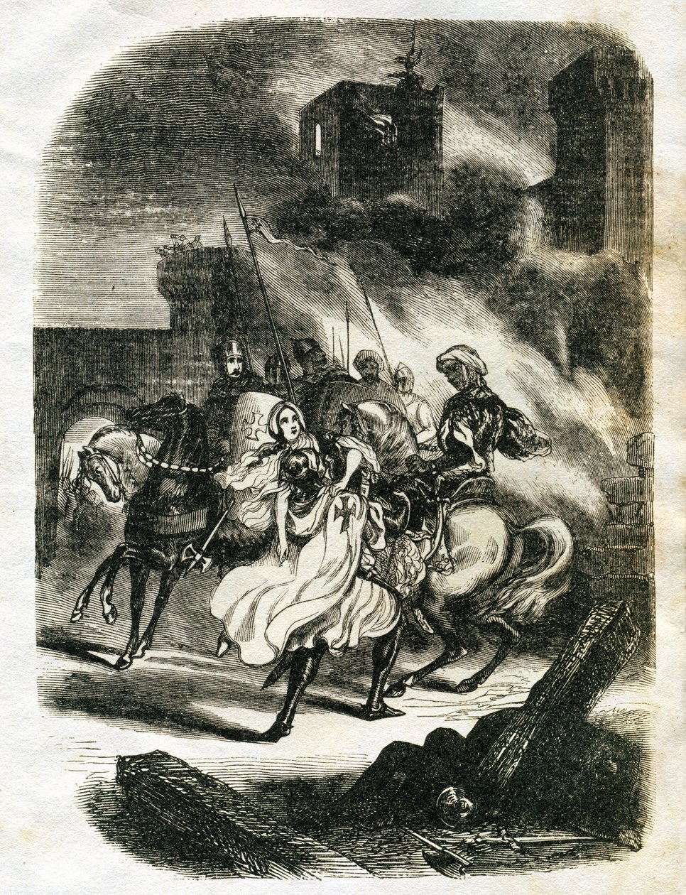 Illustration für Ivanhoe von Edouard & Lix Theodore (1830-1897) Frere
