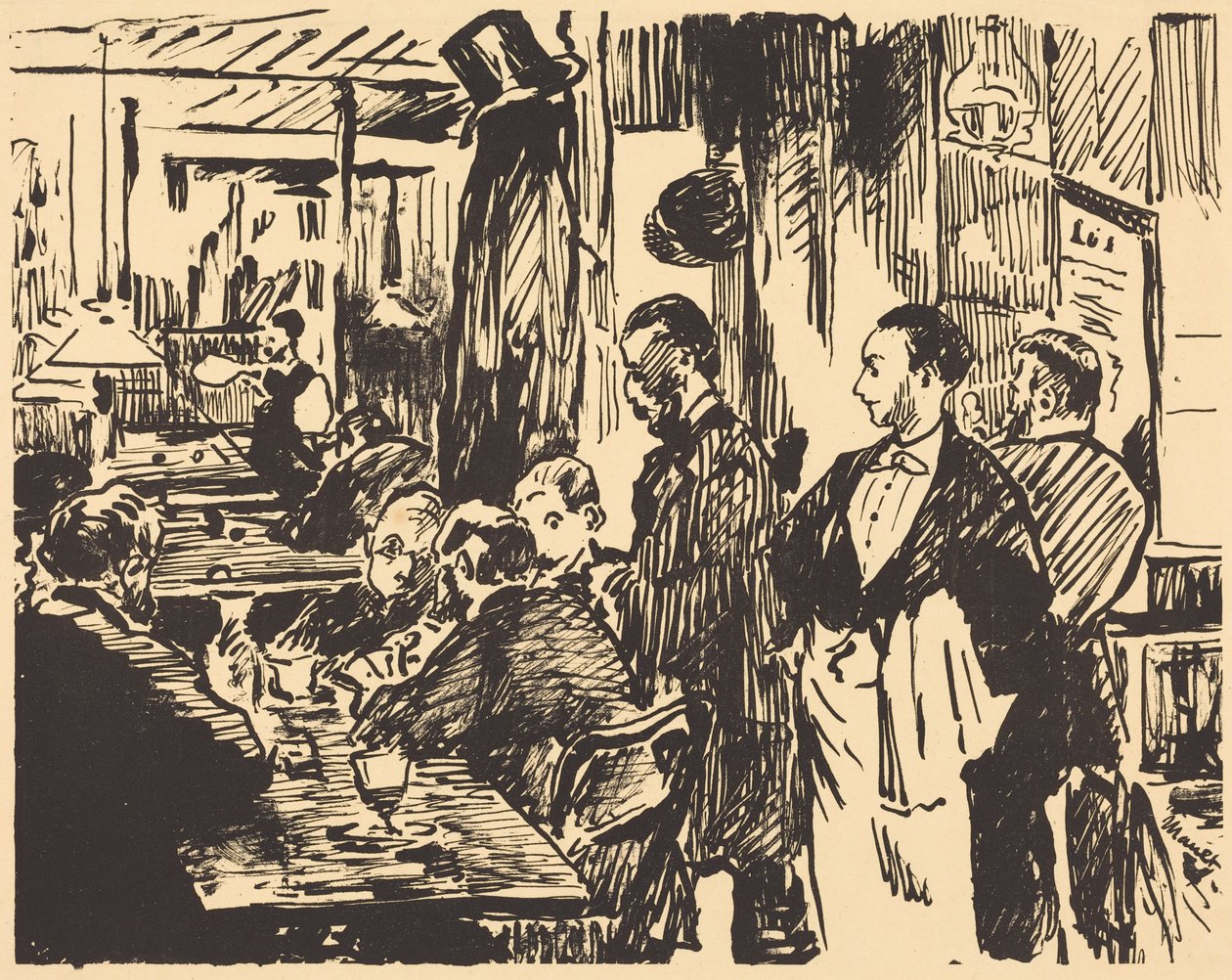 Im Café von Édouard Manet