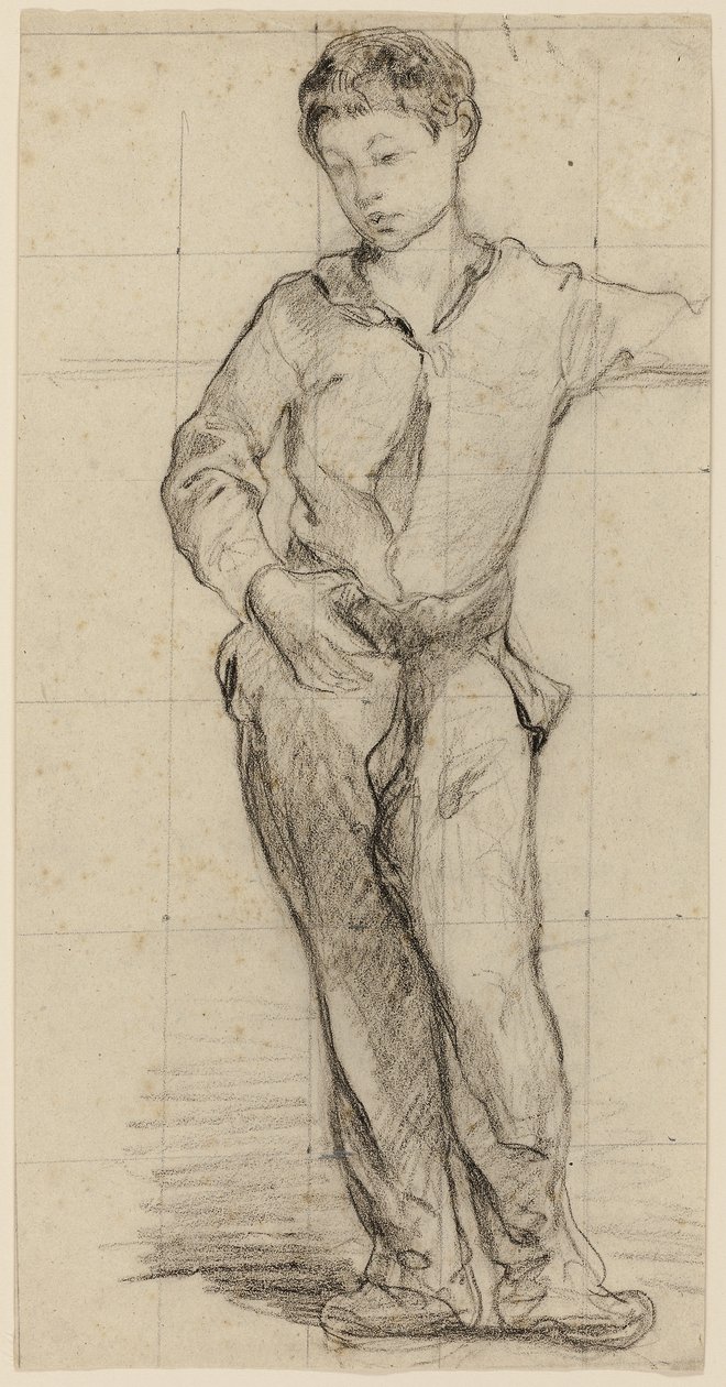 Junger Mann stehend (Léon Leenhoff) von Édouard Manet