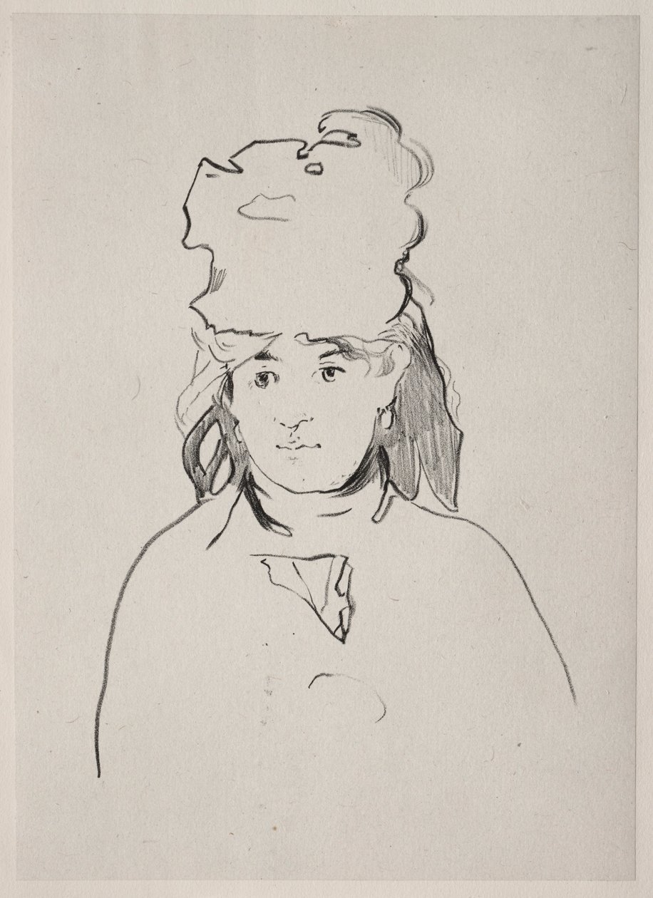Berthe Morisot, 1872 von Édouard Manet